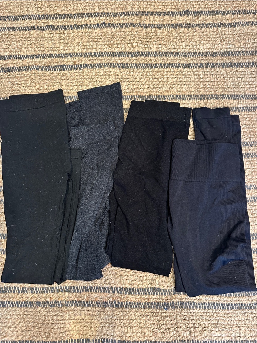 Kids Black & Charcoal Leggings Pack - Comfortable Everyday Bottoms bundle